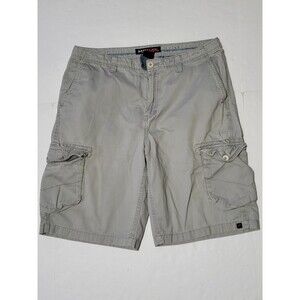 Tony Hawk Men's Size 34 Gray Lightweight Cargo Shorts 10" Leg